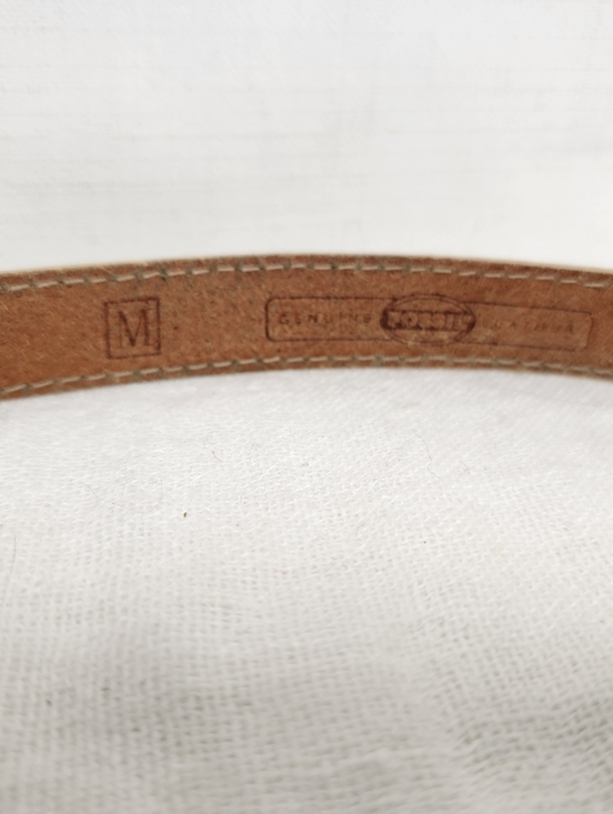 Fossil Womens Medium Mustard Yellow Skinny Belt Leather - Picture 5 of 9